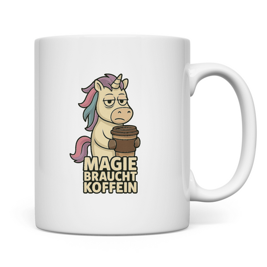 Magie braucht Koffein - Tasse